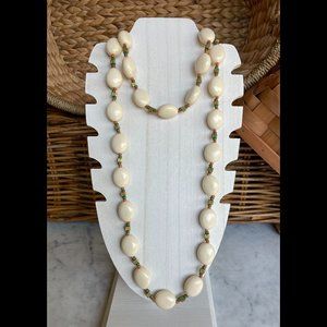 MCM Vintage Necklaces 2-Pcs. Matching, 2 Different Lengths, Retro Heaven!